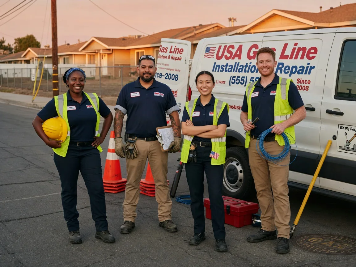 Gas Line Installation company in Ama, LA